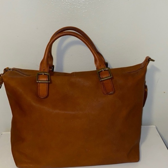 Mark& Graham Caroline Handbag, Camel Color - Picture 1 of 13